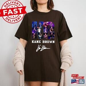 Kane Brown Unisex T-Shirt Country Music Bleached Shirt Concert Tees